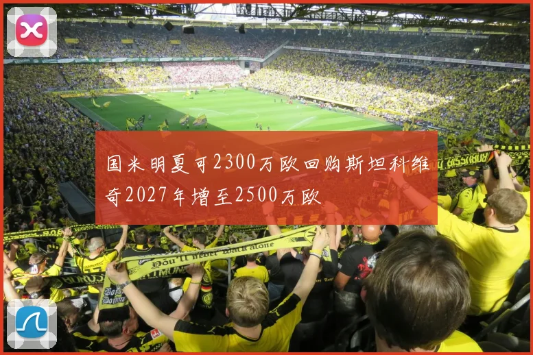 国米明夏可2300万欧回购斯坦科维奇2027年增至2500万欧